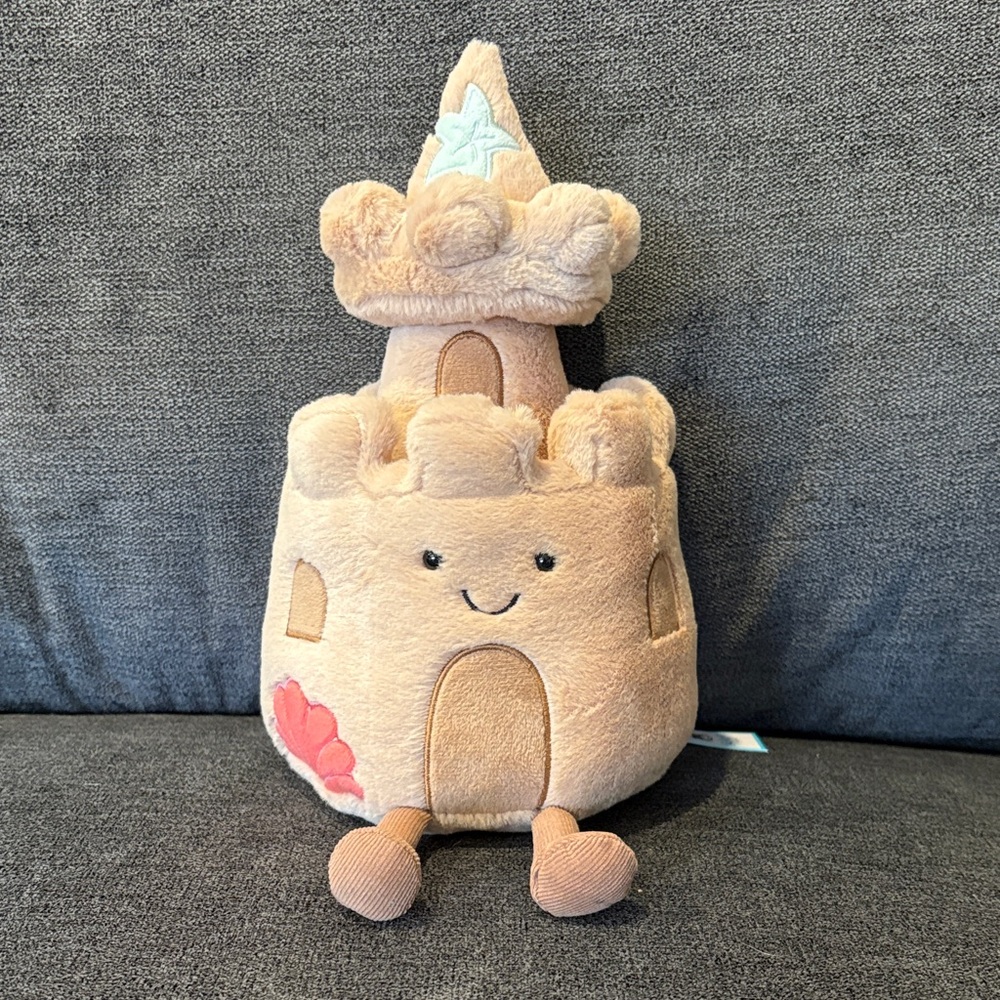 Amuseables Sandcastle Jellycat- NWT